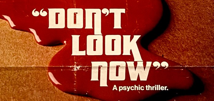 Nicolas Roeg - Don't Look Now - Pass the Warning