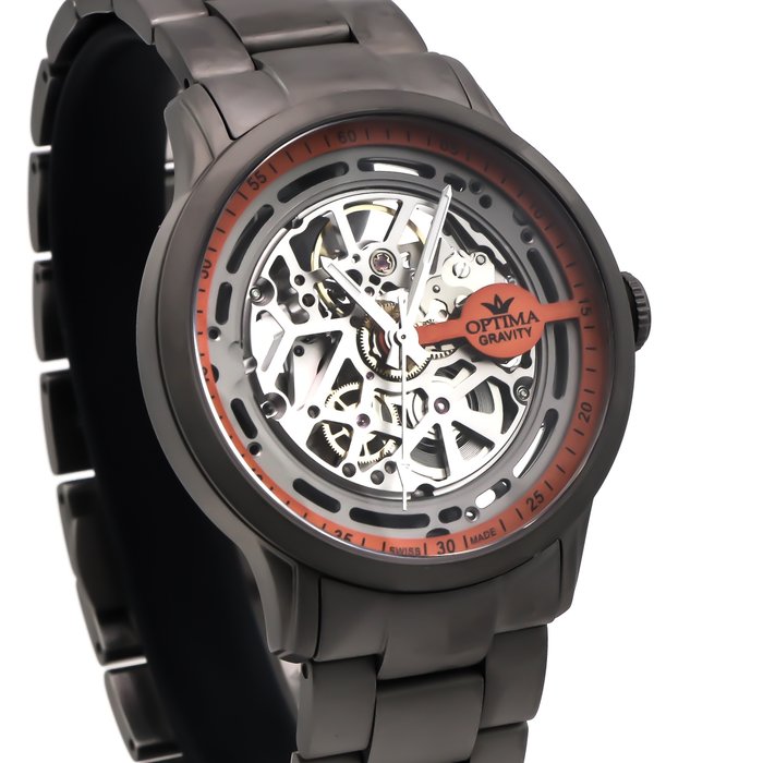 Optima - SKELETON MODEL - Gravity - Swiss automatic - OSA475SK-TT-6 - Ingen mindstepris - Mænd - 2011-nu