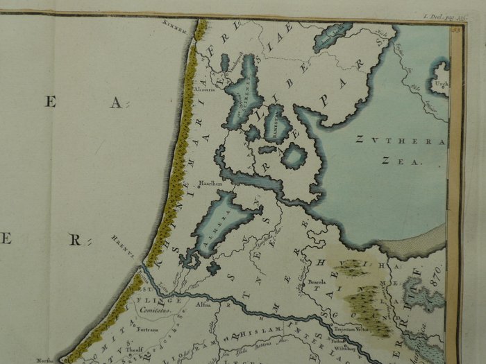 Holland - Holland, Zeeland; Mensone Alting. / F. Halma. - Descriptio Frisiae Haereditariae inter scaldim (...) - 1701-1720