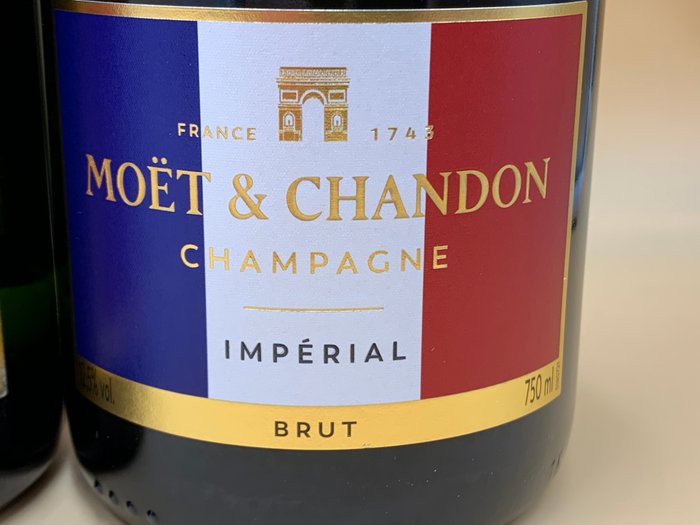 Moët  Chandon, Impérial "Limited Édition" - Champagne Brut - 3 Flasker (0,75 L)