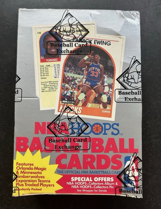 1989/90 to 93/94 Hoops Skybox Fleer Topps Upper Deck NBA Basketball Cards Larry Bird Magic Johnson Michael Jordan Scottie Pippen David Robinson - 12 Booster pack - Glimrende (EX)