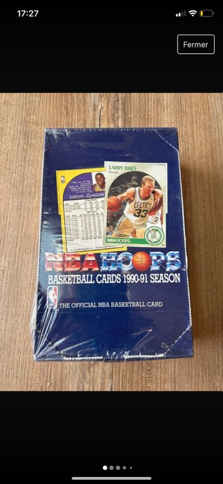 1989/90 to 93/94 Hoops Skybox Fleer Topps Upper Deck NBA Basketball Cards Larry Bird Magic Johnson Michael Jordan Scottie Pippen David Robinson - 12 Booster pack - Glimrende (EX)