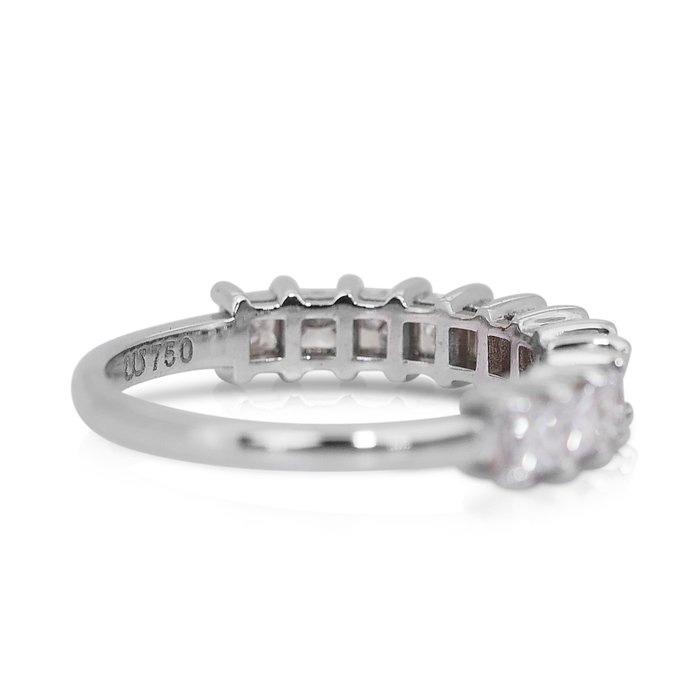 Ring - 18 kraat Hvidguld -  379ct tw Diamant (Natur)