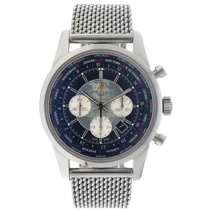 Breitling - Transocean Chronograph Unitime - AB0510 - Mænd - 2011-nu