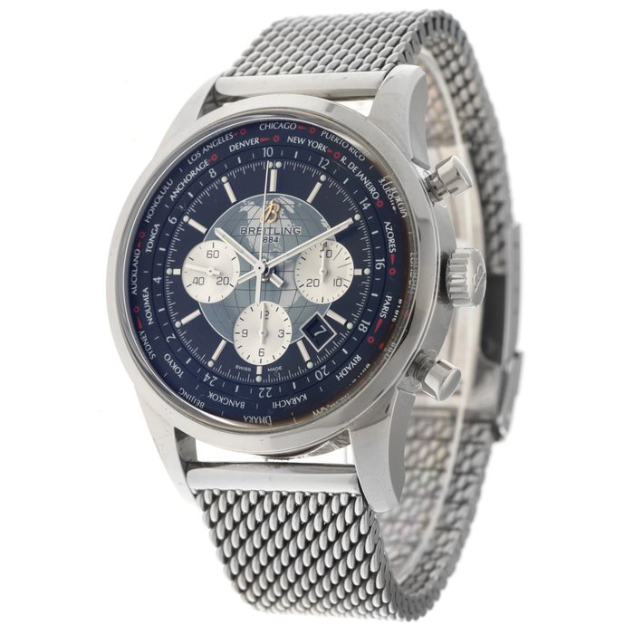 Breitling - Transocean Chronograph Unitime - AB0510 - Mænd - 2011-nu