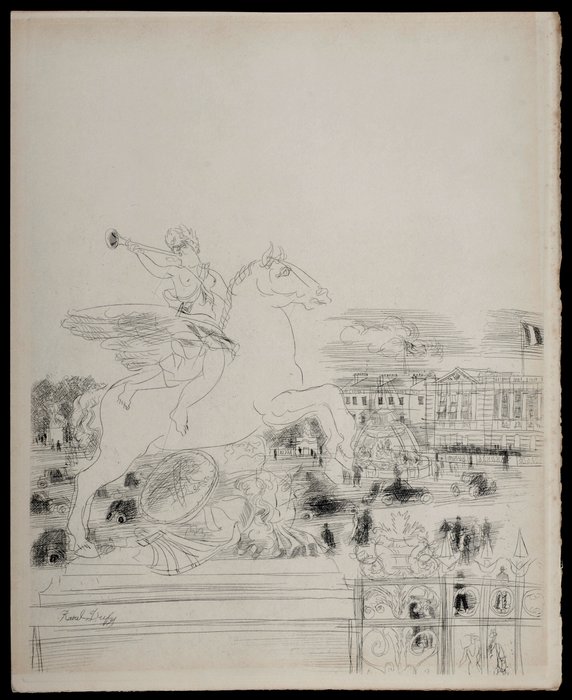 Raoul Dufy (1877-1953) - Paris 1937 : Mes Champs-Elysées