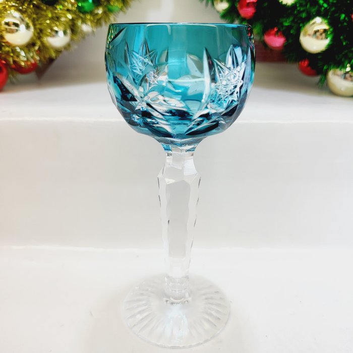 *Nachtmann Kristall* (Germany) - Spiritus sæt til 6 (6) - er Set Crystal Cut Kristallglas Liquergläser, Schnapsgläser, Aperitifgläser, Trinkgläser - Krystal, 24% blykrystal - 1950-1960/blyglas