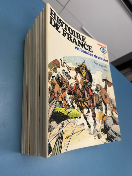 L'Histoire de France en bande dessinée T1 à T24 - Série complète - 24x B - 24 Album - Første udgave - 1976/1978