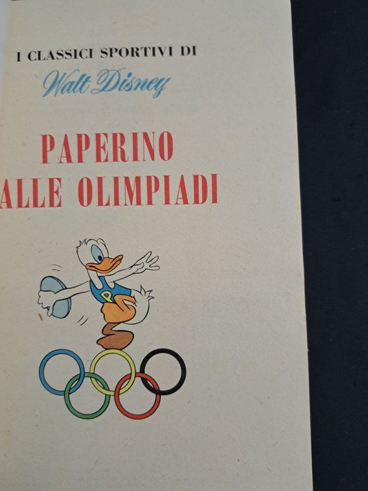 I Classici Sportivi di Walt Disney - Paperino alle Olimpiadi - 1 Comic - Første udgave - 1960