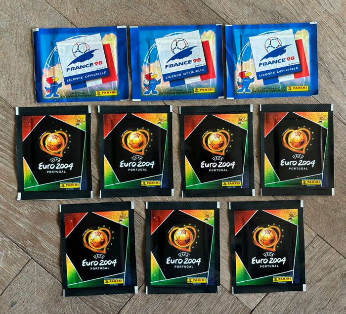 Panini - France '98 / Euro 2004 - 10 Pack