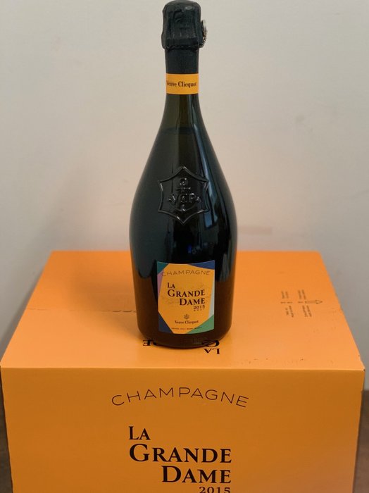 2015 Veuve Clicquot, La Grande Dame - Champagne Brut - 6 Flasker (0,75 L)