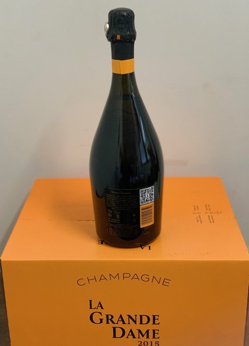 2015 Veuve Clicquot, La Grande Dame - Champagne Brut - 6 Flasker (0,75 L)