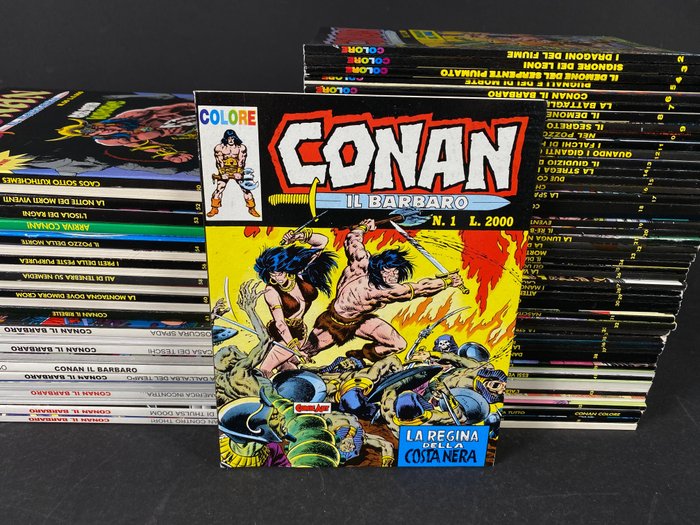 Conan Colore nn. 1/72 - Completa - 72 Comic - Første udgave - 1989/1996