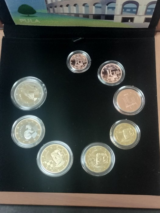 Kroatien. Proof Set / 2 Euro 2024 (3 items)