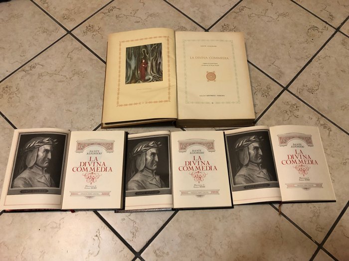 Dante Alighieri - La Divina Commedia illustrata da E. Mazza / La Divina Commedia illustrata da G. Dorè - 1956