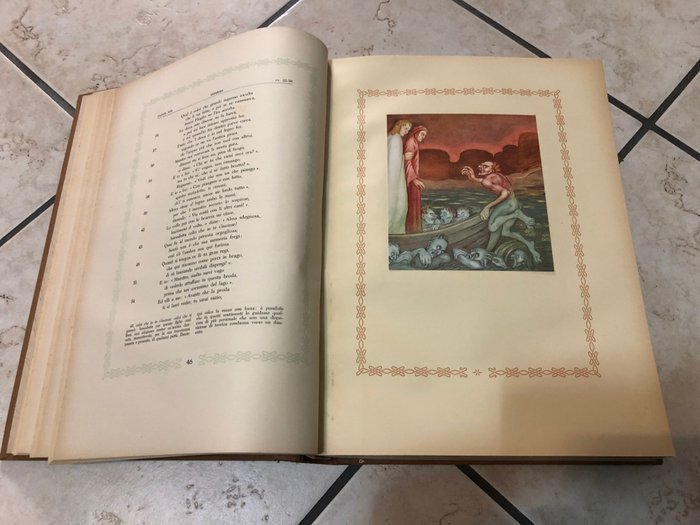 Dante Alighieri - La Divina Commedia illustrata da E. Mazza / La Divina Commedia illustrata da G. Dorè - 1956