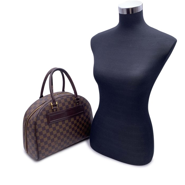 Louis Vuitton - Damier Ebene Canvas Nolita Satchel Bag Handbag - Håndtaske