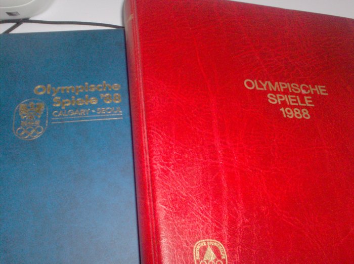 Verden 1988/1988 - Olympics 1988 - Olympiske Lege temaark i 2 ringbind