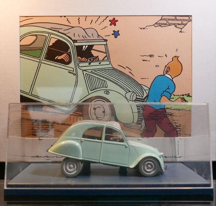 Moulinsart - Tintin - 1 - Album : ‘’L'affaire Tournesol’’ - La ''2 CV'' des Dupondt   (MINT) - 1/24