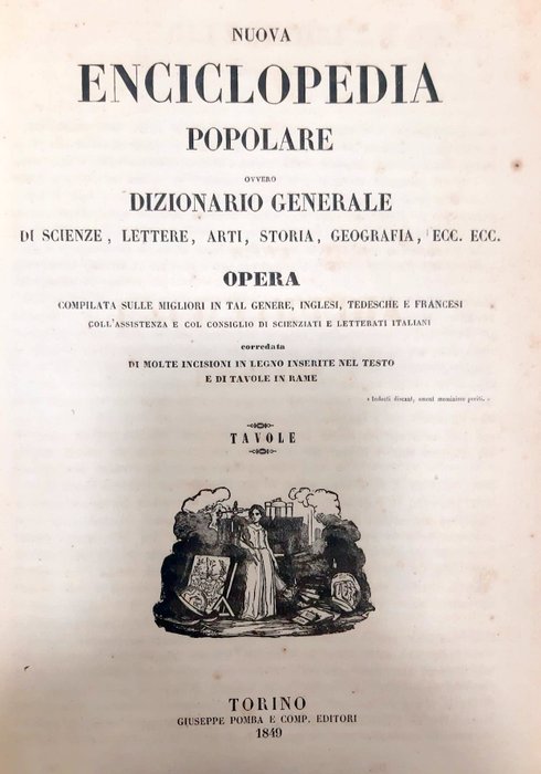 Aa. Vv. - Nuova enciclopedia popolare, ovvero dizionario generale di scienze, lettere, arti, storia, geografia - 1841-1851