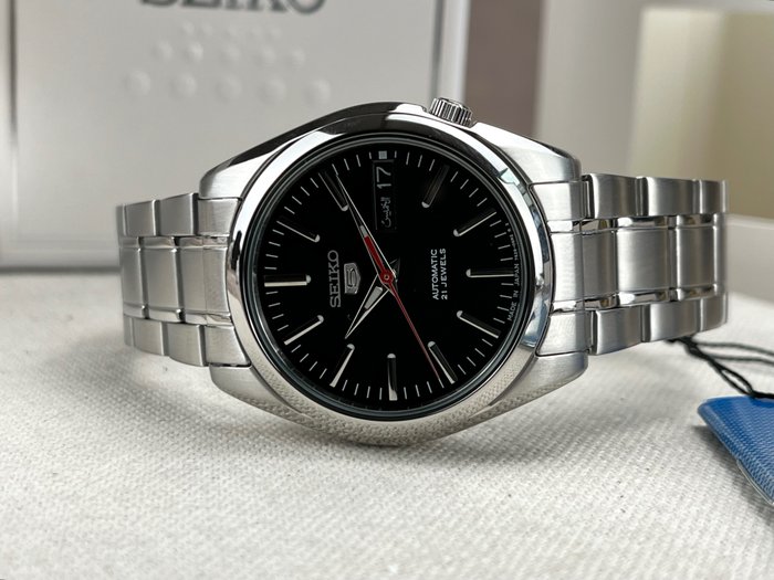 Seiko - 5 - Automatic Day Date - SNKL45J1 - Ingen mindstepris - Mænd - 2011-nu