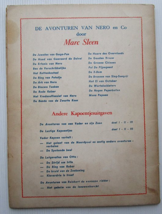 Nero 20 - Moea-Papoea - 1 Album - Første udgave - 1957