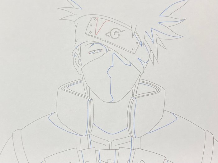 Naruto  Naruto: Shippuden - 1 Original animationstegning af Kakashi Hatake