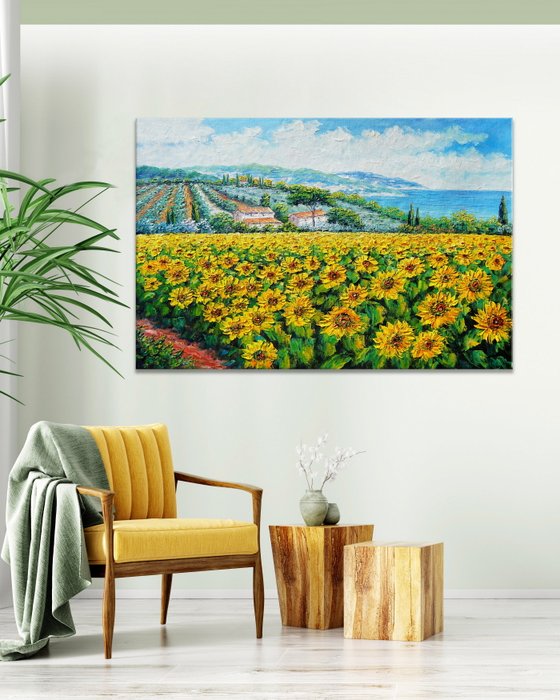 CleliaArt - Coastal Sunflowers