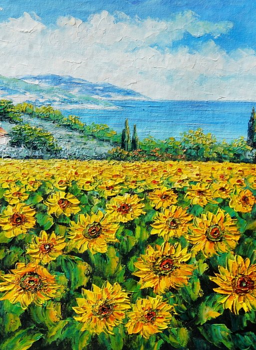 CleliaArt - Coastal Sunflowers