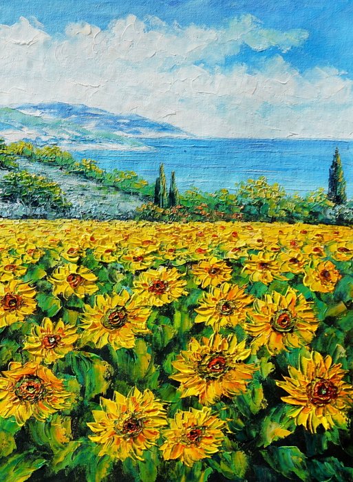 CleliaArt - Coastal Sunflowers