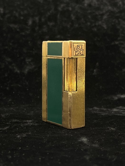 S.T. Dupont - Rare Vintage Green Ligne 1 - Lighter - Forgyldt, Laque de Chine