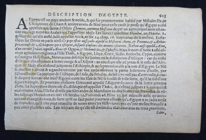 Afrika - Egypten, Kairo, Pyramider, Røde Hav, Nilen....; B. Langenes / P. Bertius / J. Hondius - Aegyptus - 1601-1620