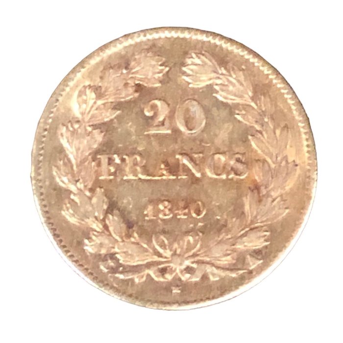 Frankrig Ludvig-Filip 1 (1830-1848) 20 Francs 1840-A Paris