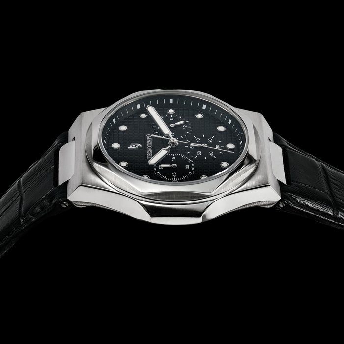 Tecnotempo - Chronograph "Ocatogon" - Black dial - - Ingen mindstepris - TT.OCT.B - Mænd - 2011-nu