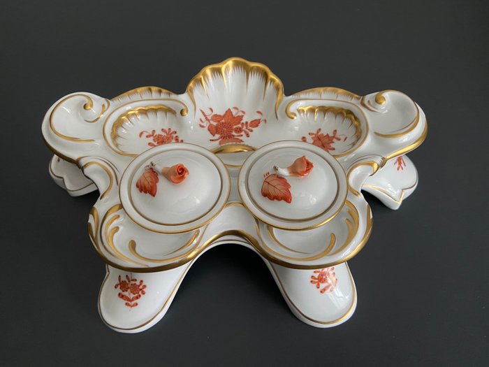 Herend - Blækhus - Ink Well Apponyi - Porcelæn