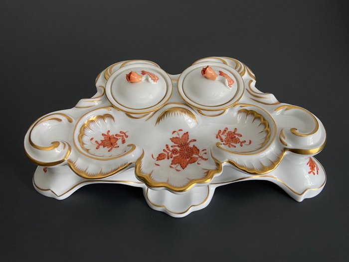 Herend - Blækhus - Ink Well Apponyi - Porcelæn