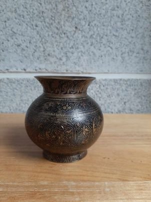 Lota vandpotte - Kashmir - Bronze - Indien - Begyndelsen af det 20. århundrede