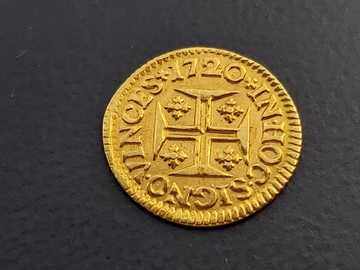 Portugal. D. João V (1706-1750). Pinto (480 Reis) 1720