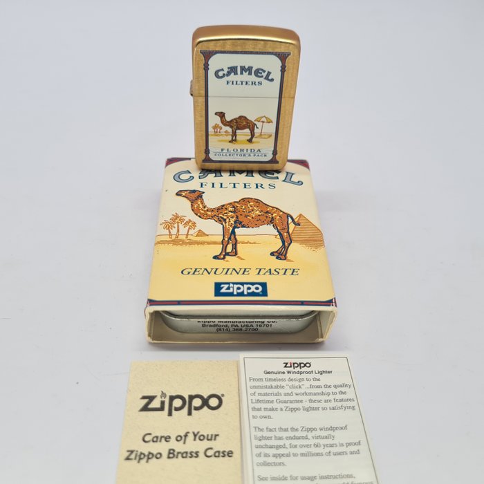 Zippo - Camel - Lighter - Messing