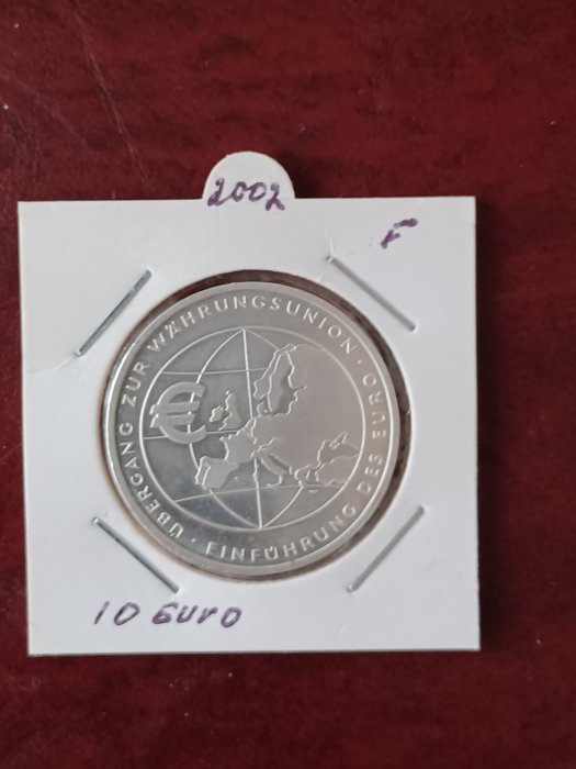 Tyskland. 10 Euro 2002 "A,D,F,G,J" (5 coins)  (Ingen mindstepris)