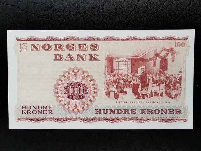 Norge. - 100 kroner 1968 - Pick 38b  (Ingen mindstepris)