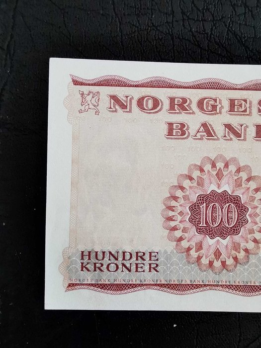 Norge. - 100 kroner 1968 - Pick 38b  (Ingen mindstepris)