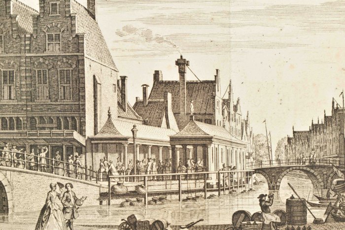 Holland - Holland; Alkmaar; Jan Punt - View of Alkmaar - 1721-1750