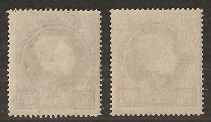 Belgien 1930 - Albert I type Montenez - 20F Grågrøn og Mørkegrøn - Mechelen print (t14 x 14½) - OBP/COB 290A en 290B