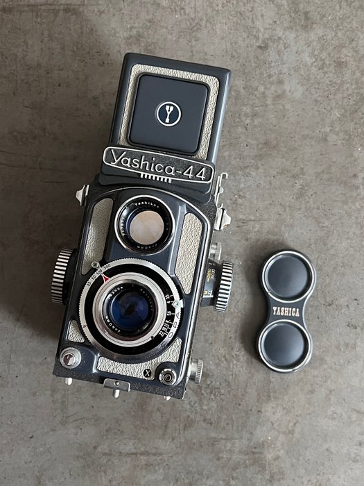 Yashica 44 Baby Grey TLR camera 120/mellemformat kamera  (Ingen mindstepris)