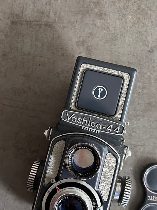 Yashica 44 Baby Grey TLR camera 120/mellemformat kamera  (Ingen mindstepris)