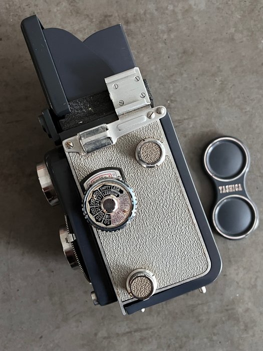 Yashica 44 Baby Grey TLR camera 120/mellemformat kamera  (Ingen mindstepris)