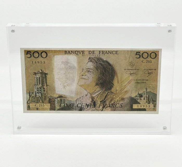 C215 (Christian Guémy) (1973) - Bernard Tapie, 500 francs (Recto/Verso)