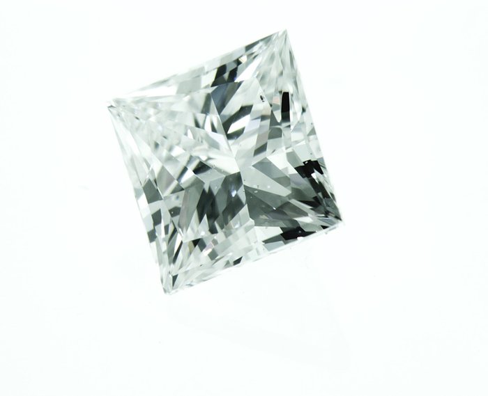 1 pcs Diamant  (Natur)  - 1.81 ct - Kvadrat - E - SI1 - Gemological Institute of America (GIA) - n4