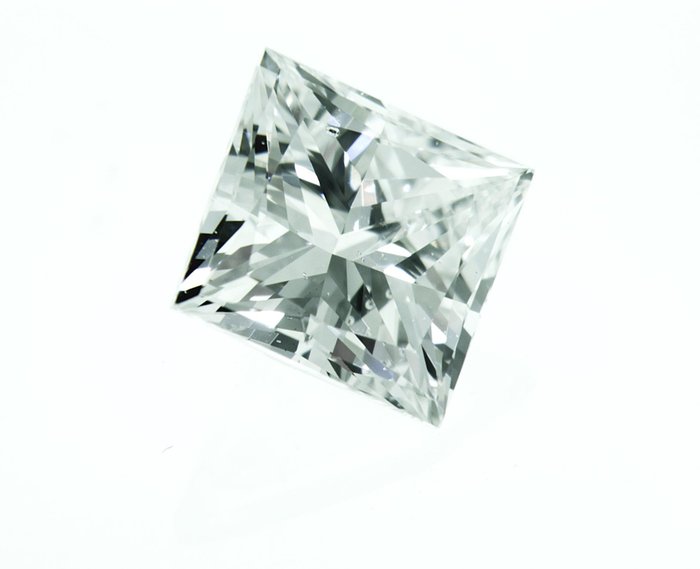 1 pcs Diamant  (Natur)  - 1.81 ct - Kvadrat - E - SI1 - Gemological Institute of America (GIA) - n4